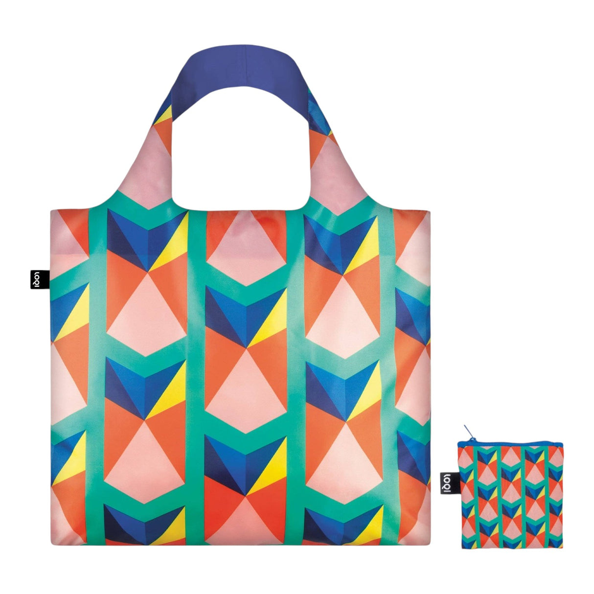 LOQI Triangles Recycled Bag