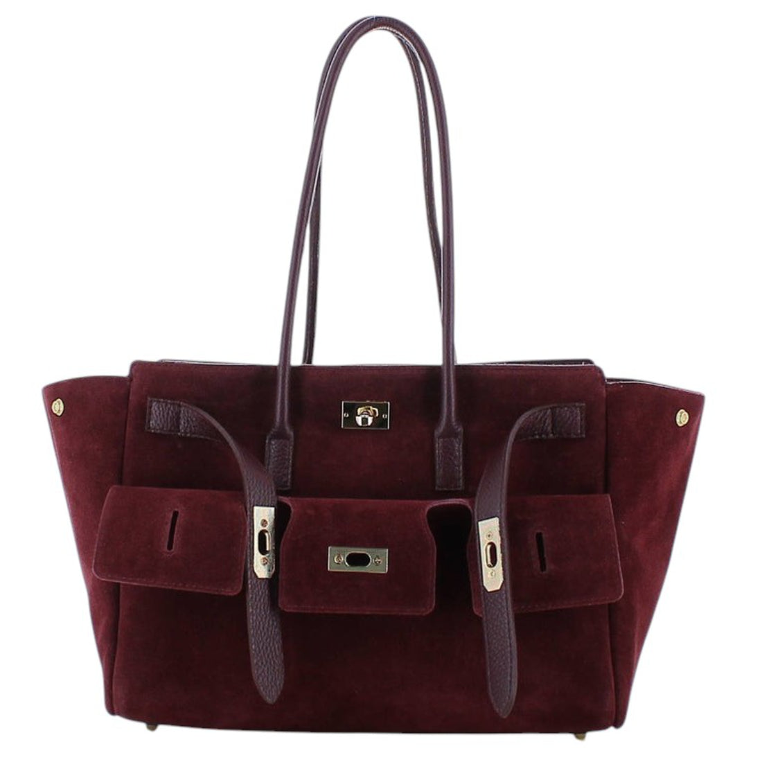 Marina Galanti Large Leather Shoulder Bag