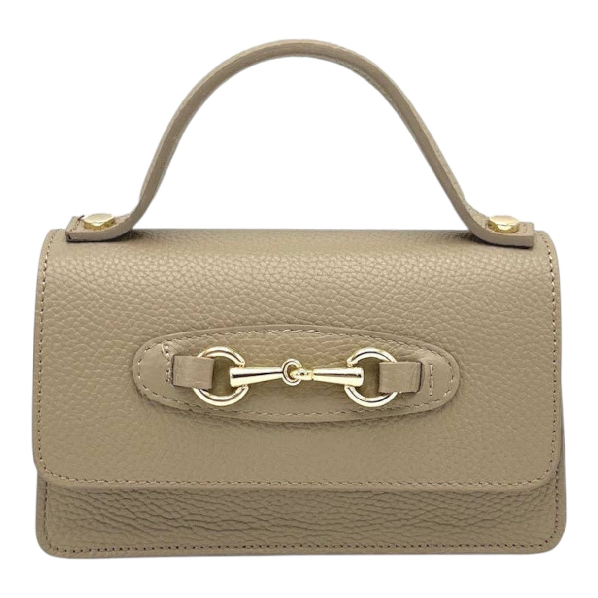 Suie Valentini Leather Handbag with Chain