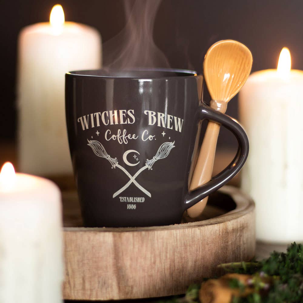 SD Witches Brew Mug and Spoon Set