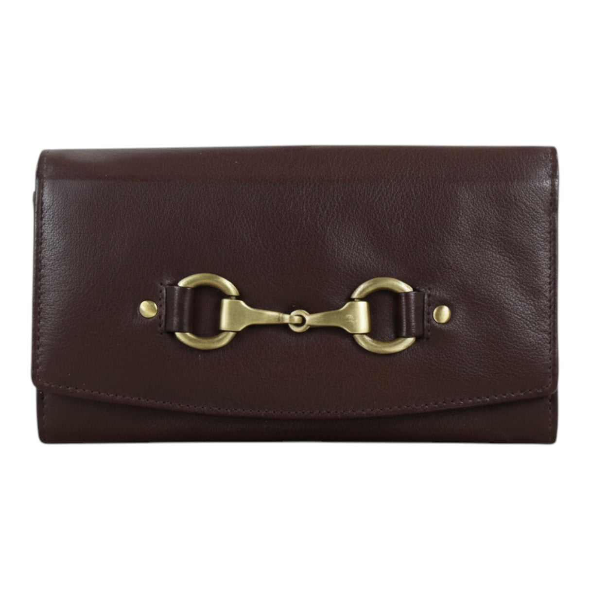Grays 1922 Sadie Purse with Snaffle in Brown Leather