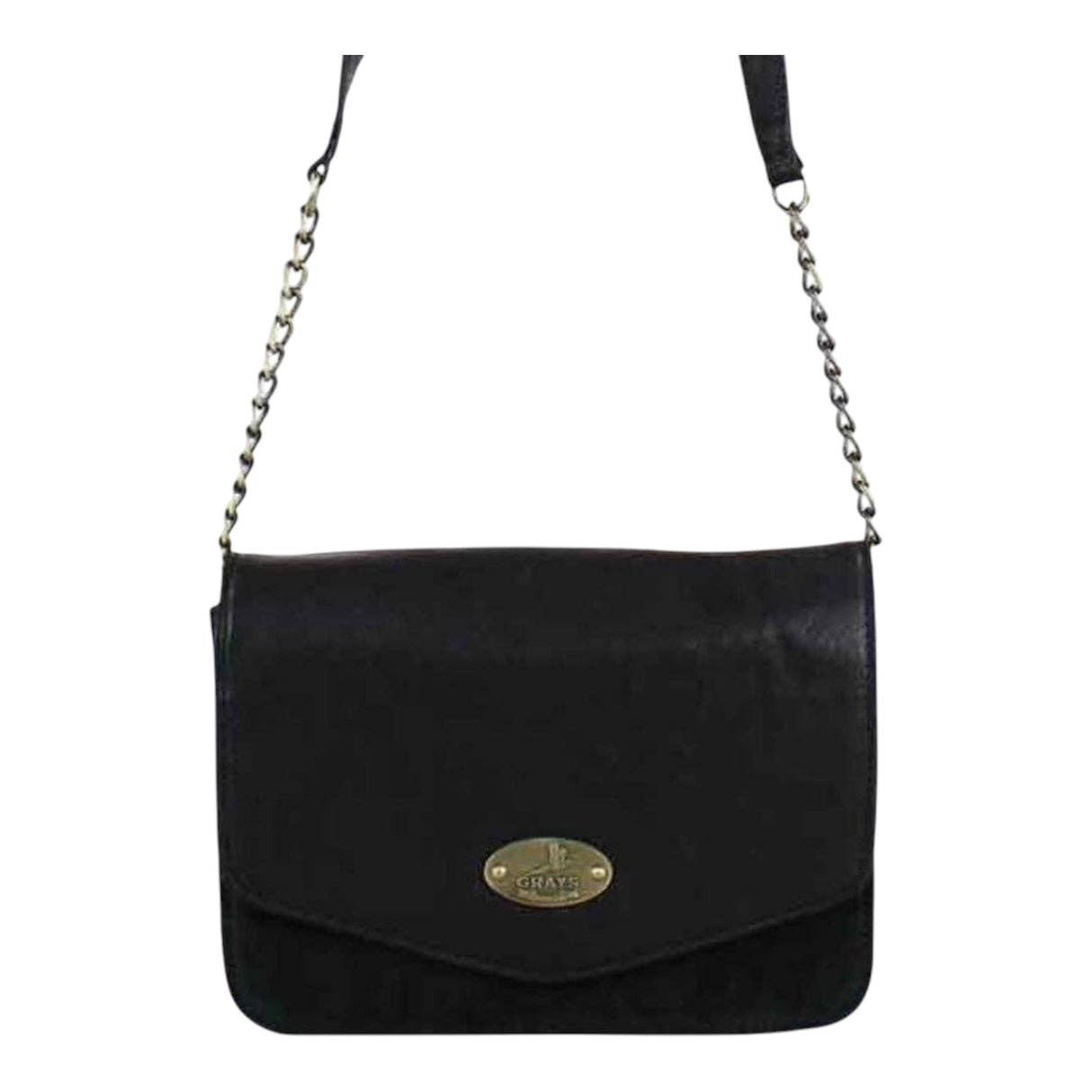 Grays 1922 Emma Evening Bag Black And Suede