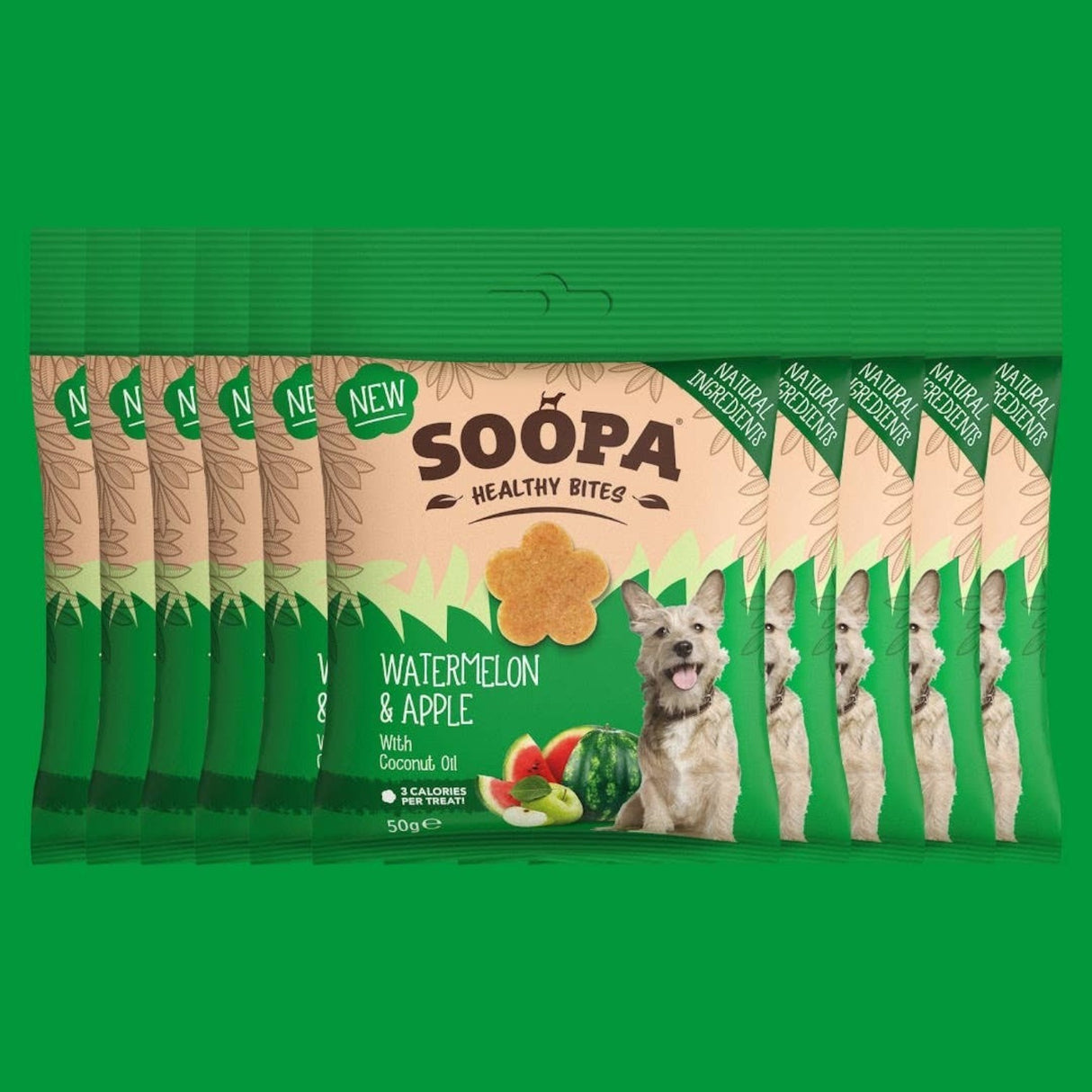 Soopa Watermelon & Apple Dog Treats