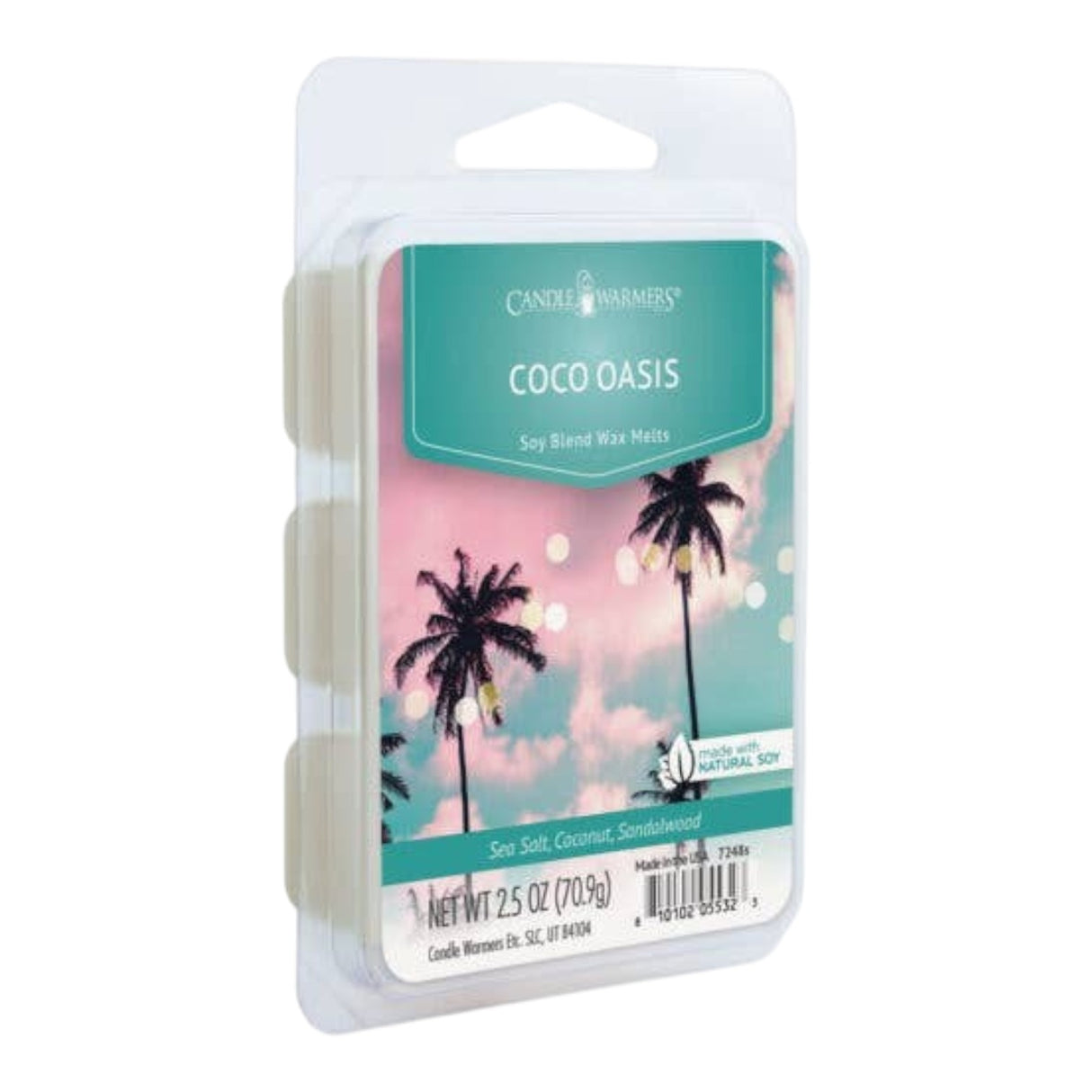 CANDLE WARMERS® Classic Coconut Oasis Scented Wax 70g