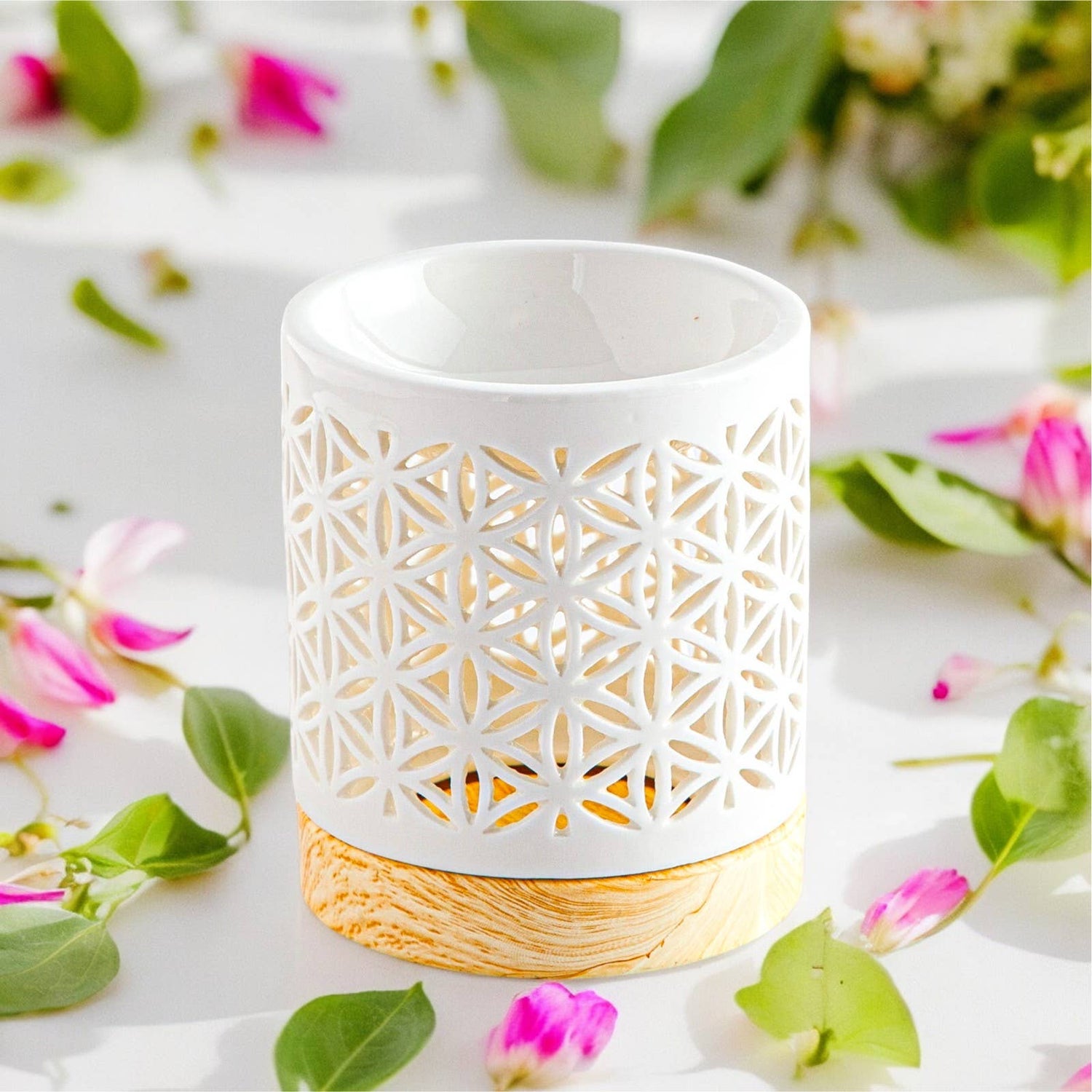 Zen Aroma Flower of Life Wax Burner