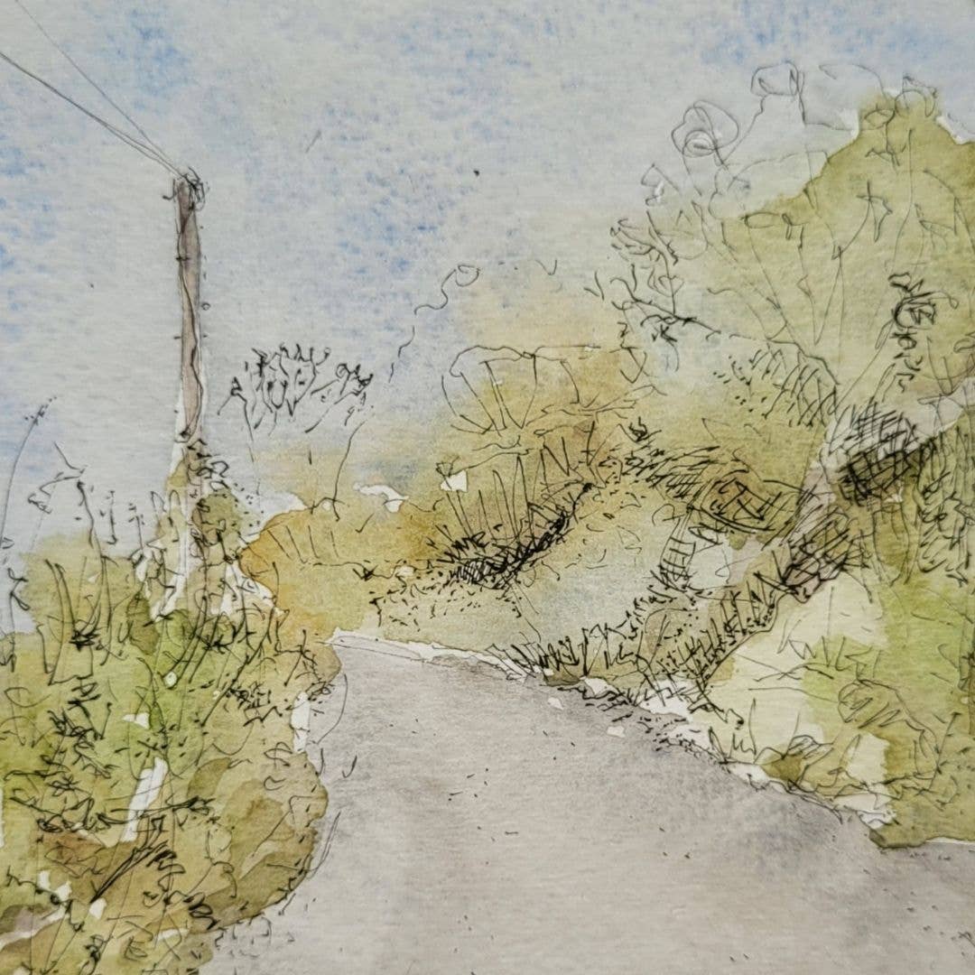 Alison McEvoy Low Road Greeting Card