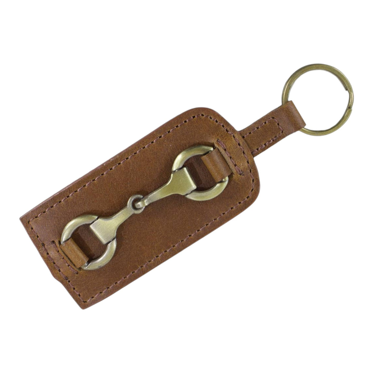 Grays 1922 Keyring With Snaffle Antique Tan