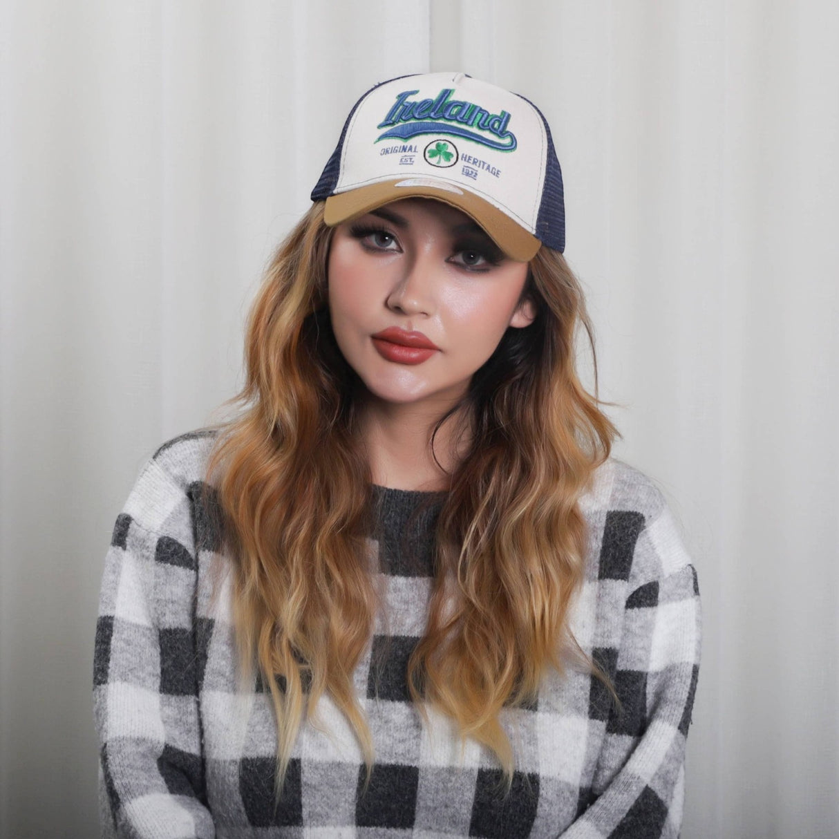 Celtic Ore Baseball Cap Trucker Ireland Blue