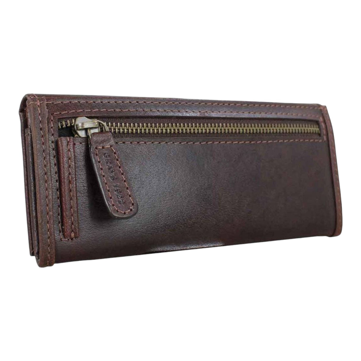 Grays 1922 Lily Snaffle Purse Leather Brown