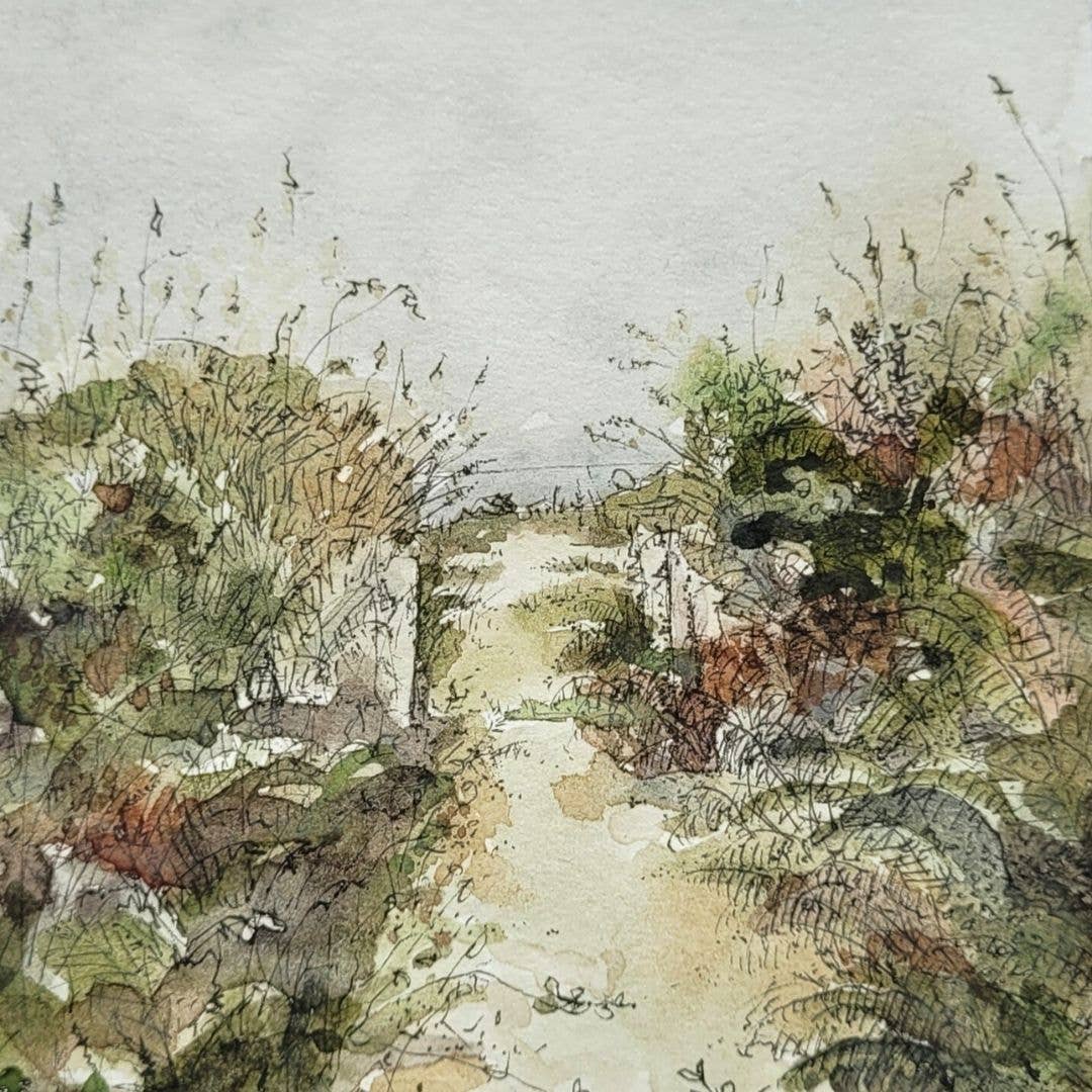 Alison McEvoy Sandy Path Greeting Card