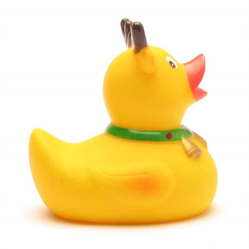Duckshop Reindeer with Bell Rubber Duck