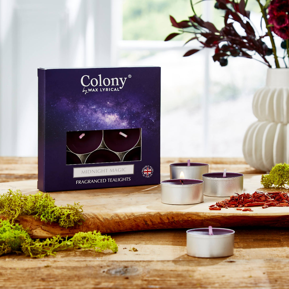 Colony Midnight Magic Pack of 9 Tealights