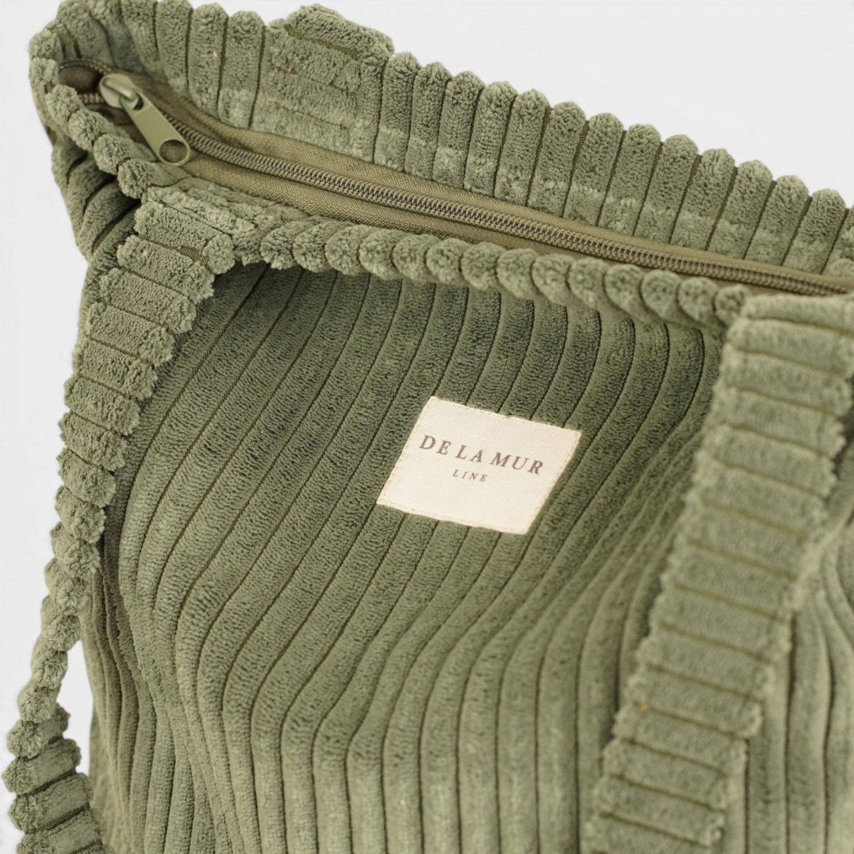 De La Mur Small Moss Zipper Bag