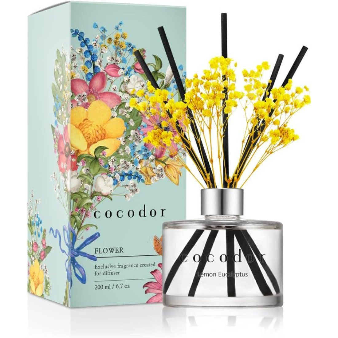 Cocodor Flower Diffuser 200ml Lemon Eucalyptus