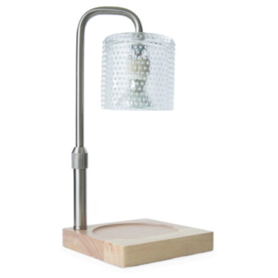 Candle Warmers Silver Hobnail Candle Lamp