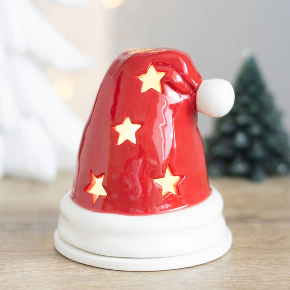 Something Different Santa Hat Tealight & Incense Holder