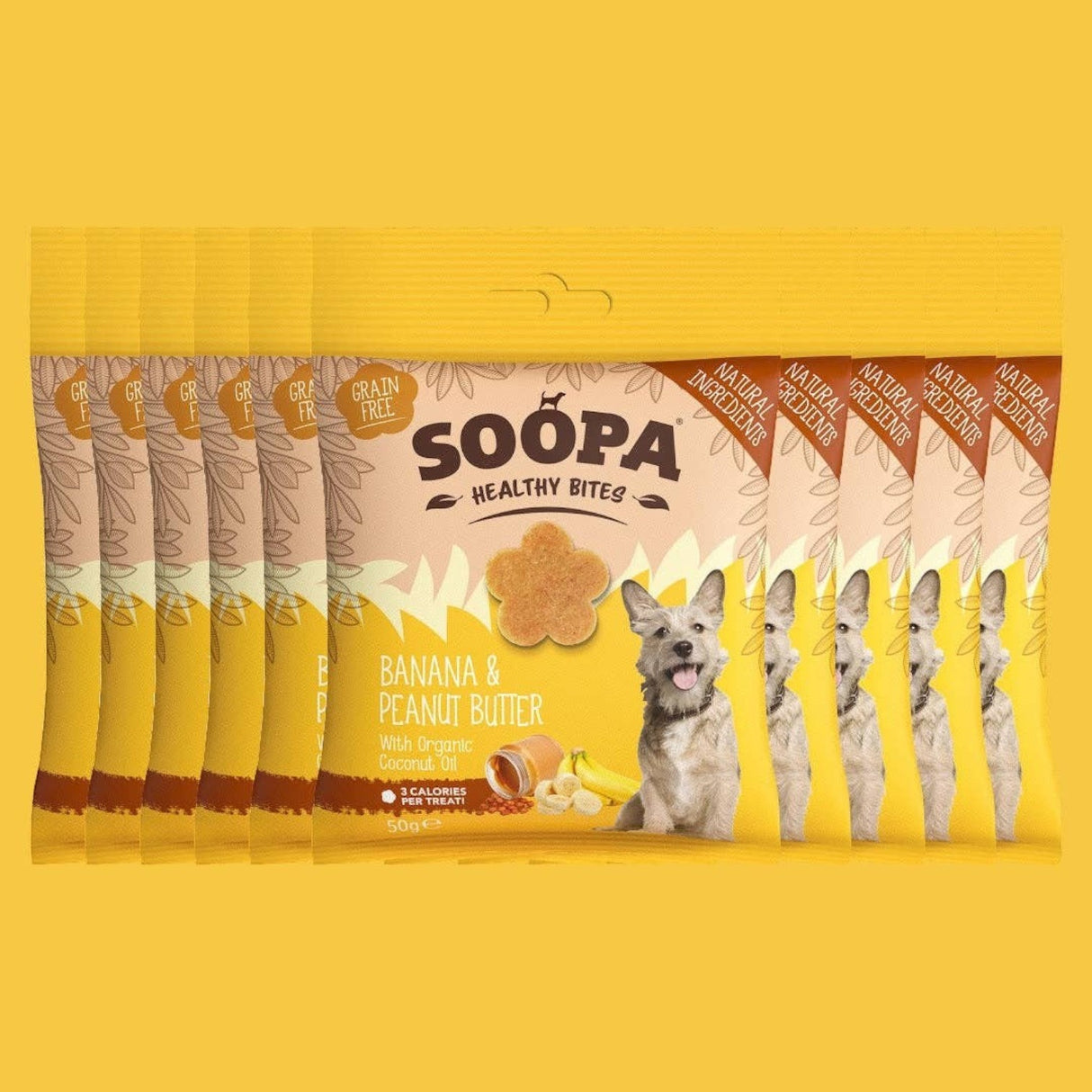 Soopa Banana & Peanut Butter Dog Treats