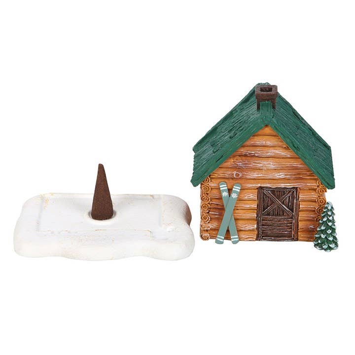 Something Different Winter Cabin Incense Cone Holder