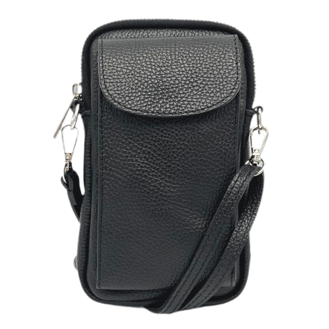 Suie Valentini Genuine Leather Crossbody Bag