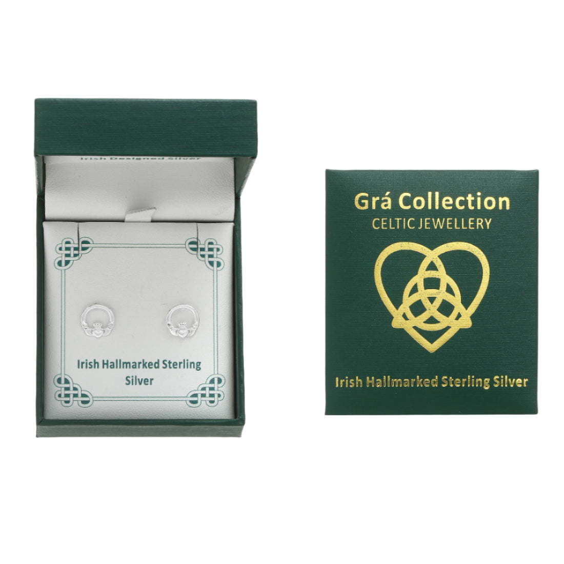Gra Collection Claddagh Earrings