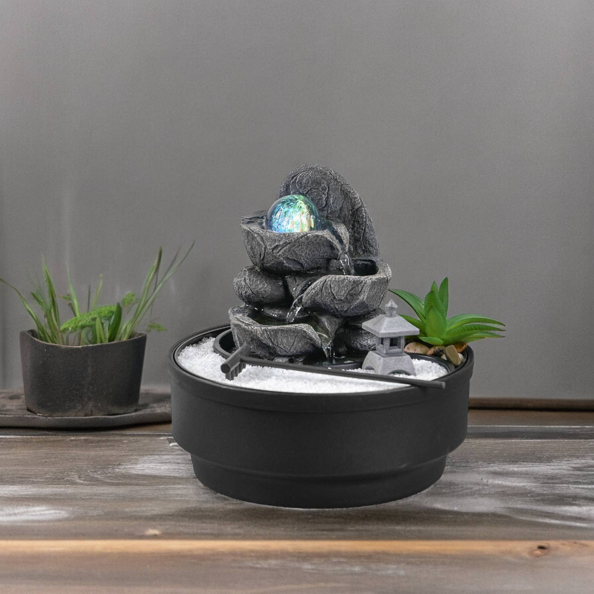 Zen Aroma Zen Garden & Bogota Indoor Fountain