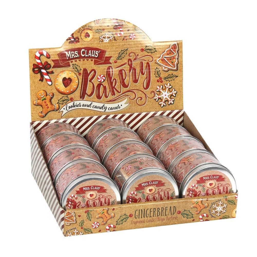 SD Gingerbread Bakery Candle Tin