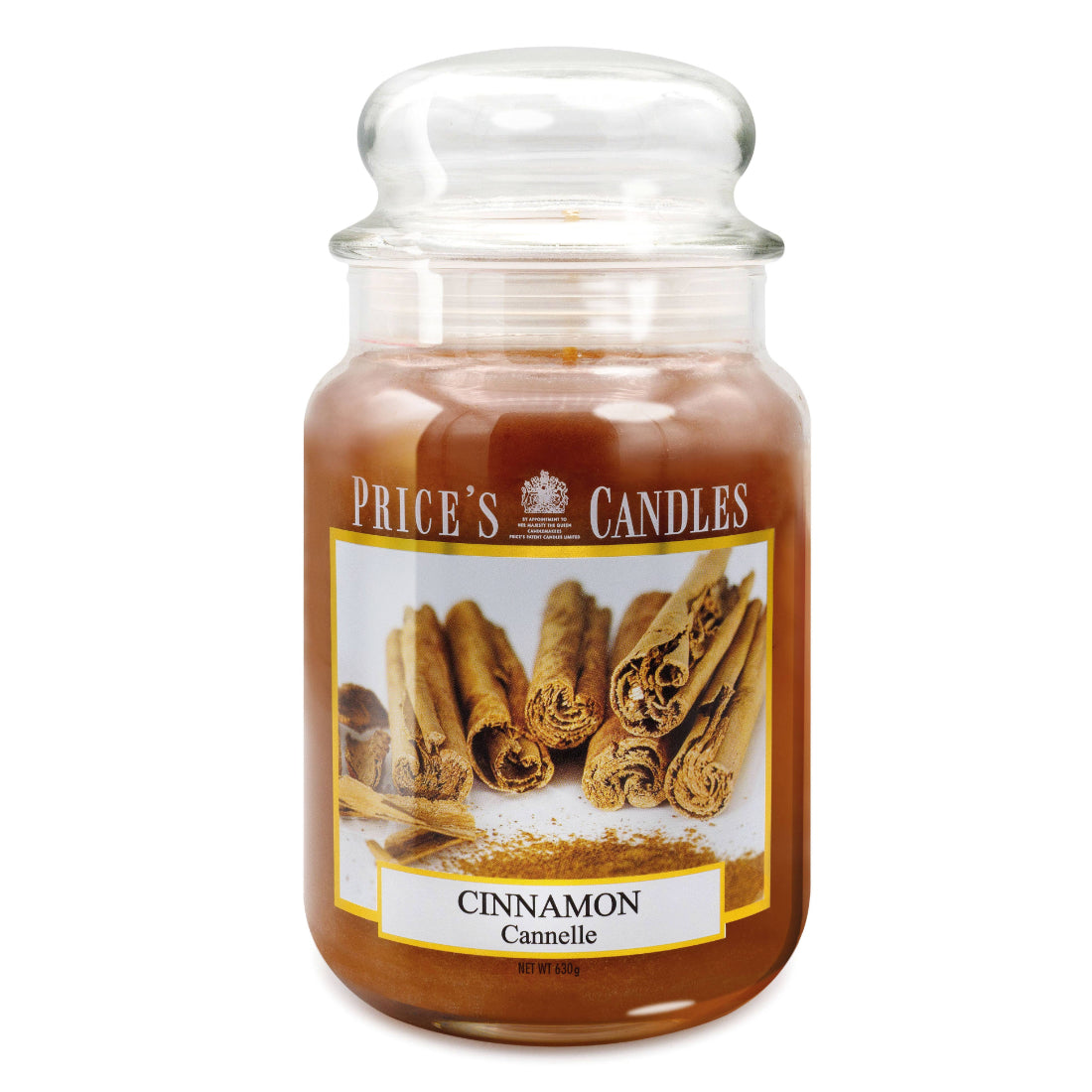 Prices Candles Cinnamon Jar Candle - Large