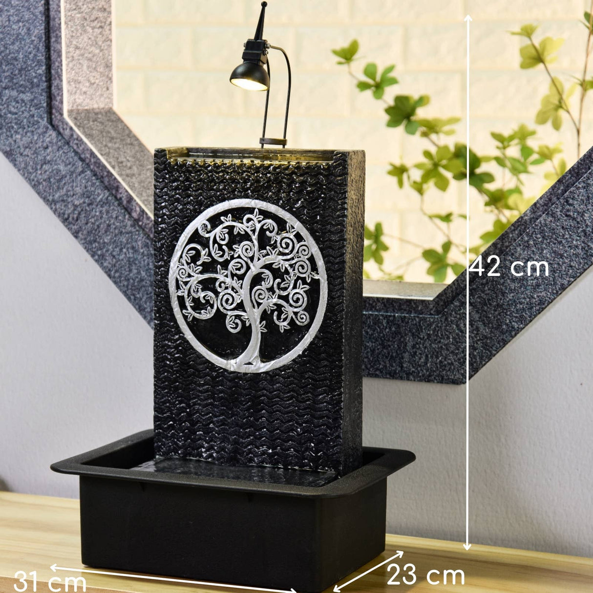 Zen Aroma Tree of Life Indoor Fountain
