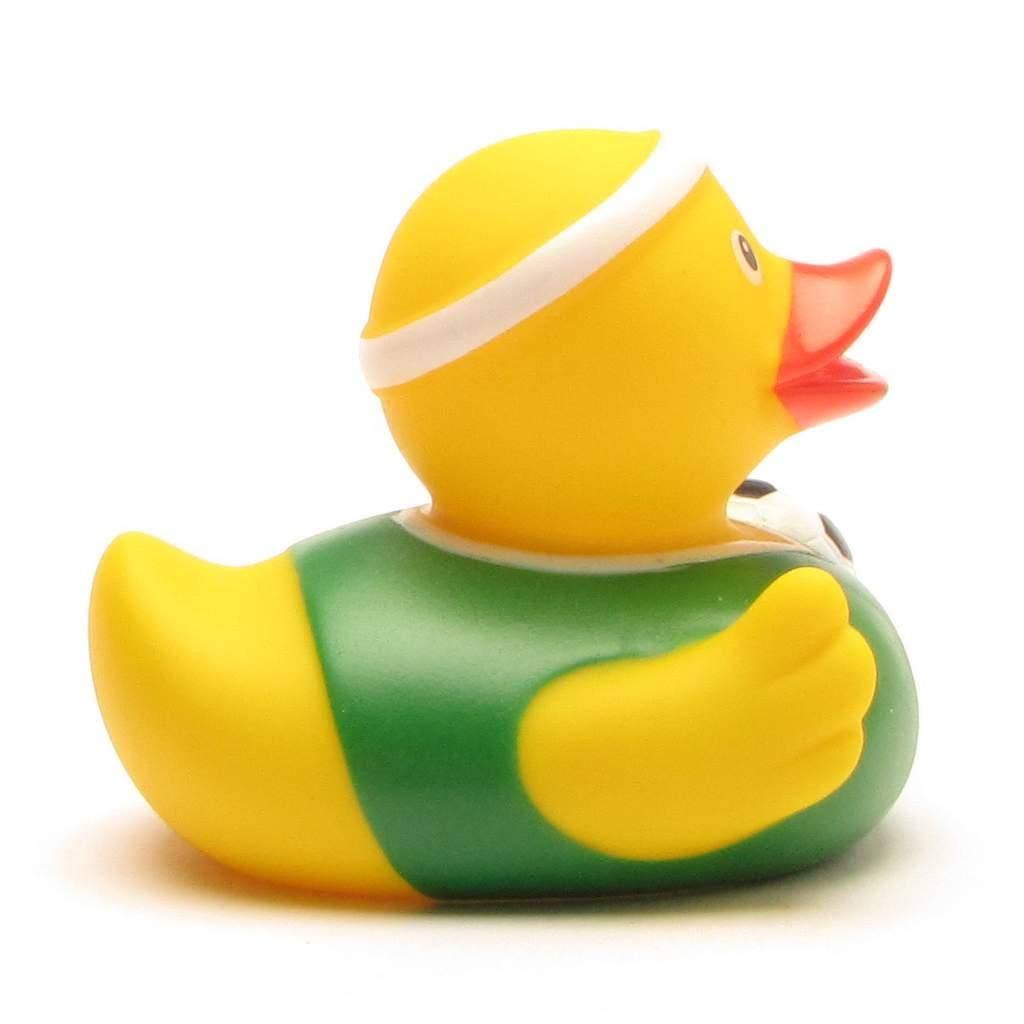 Duckshop Green Jersey Footballer Rubber Duck