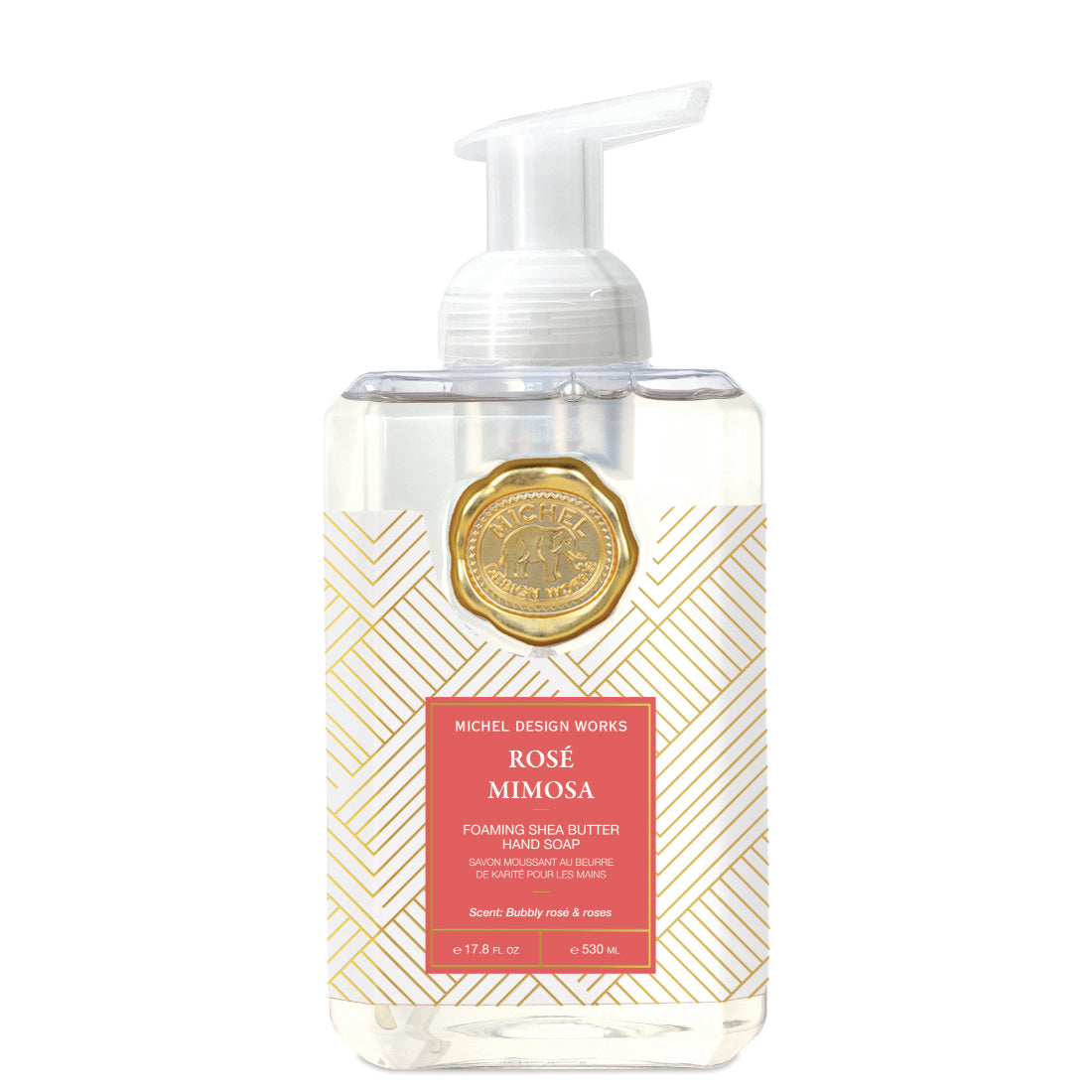 Michel Design Works Rose Mimosa Foaming Hand Soap