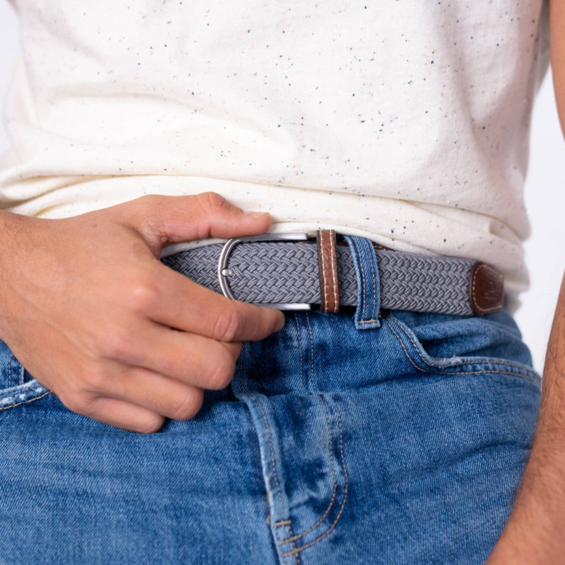 Billy Belt Cold Grey Belt