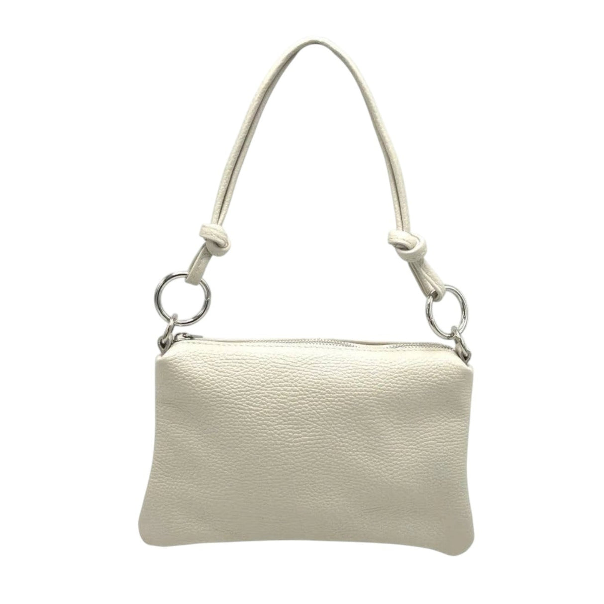 Suie Valentini Leather Handbag with Removable Strap