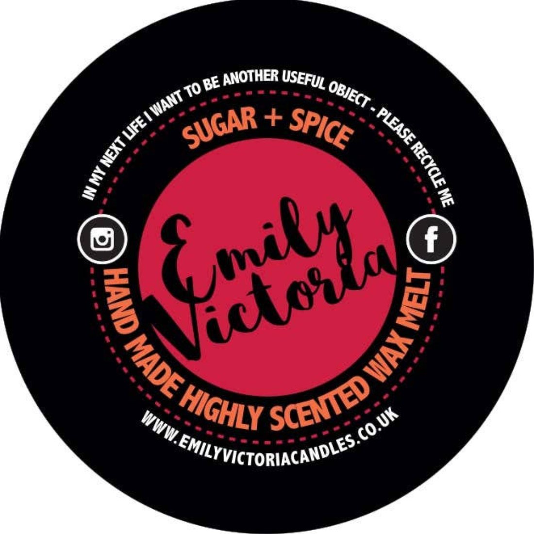 Emily Victoria Sugar & Spice Wax Melt