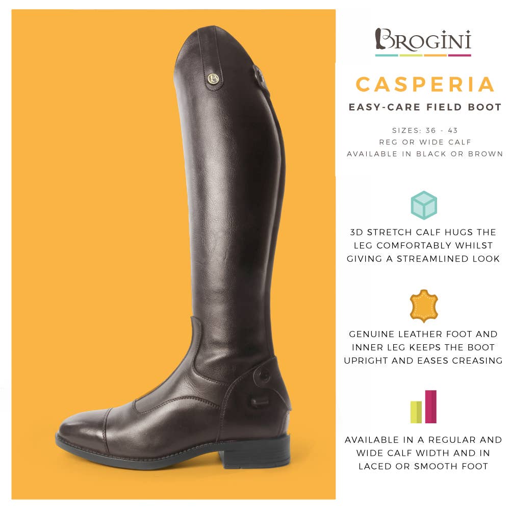 Casperia V2 Long Plain Front Riding Boots