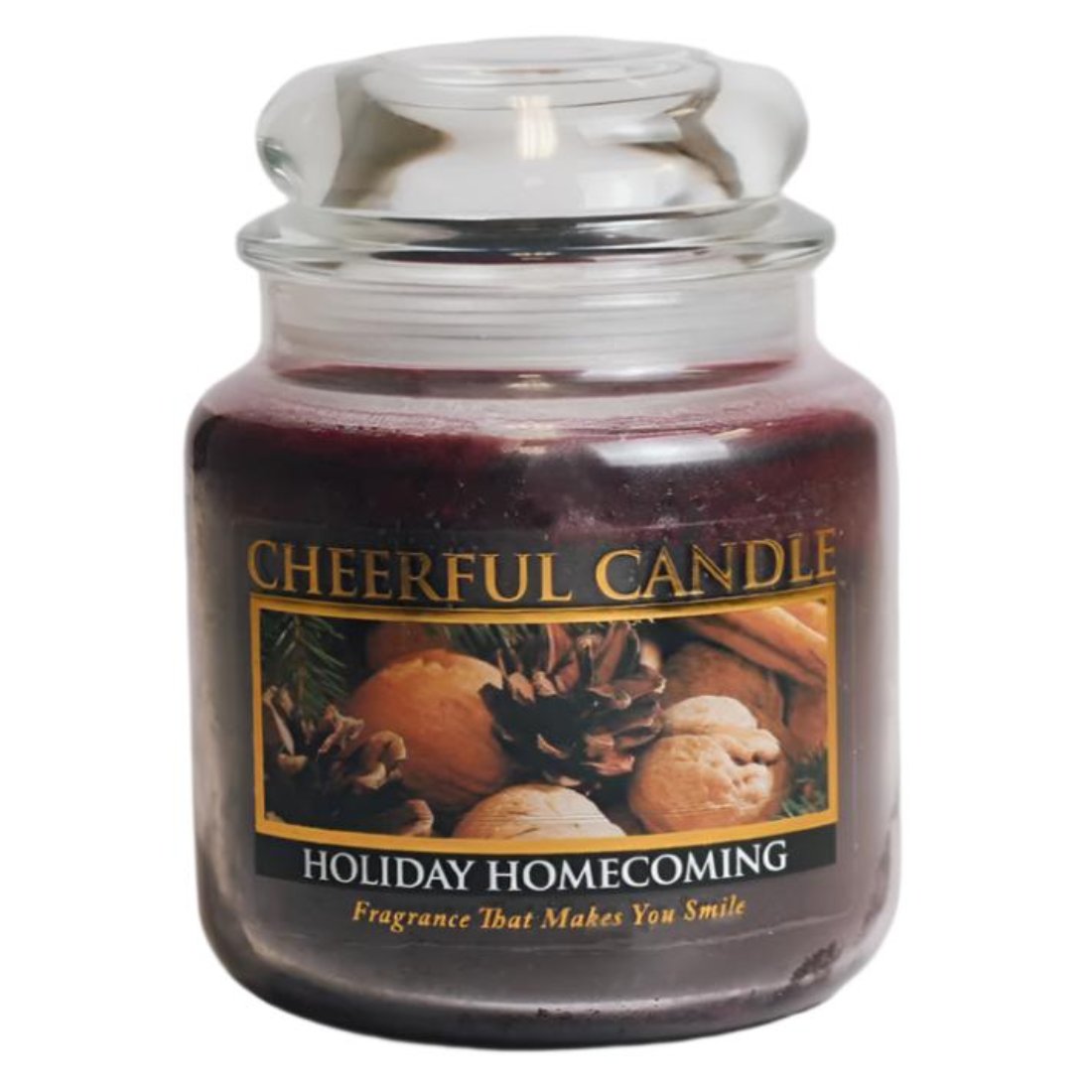Cheerful Candle Holiday Homecoming Jar Candle
