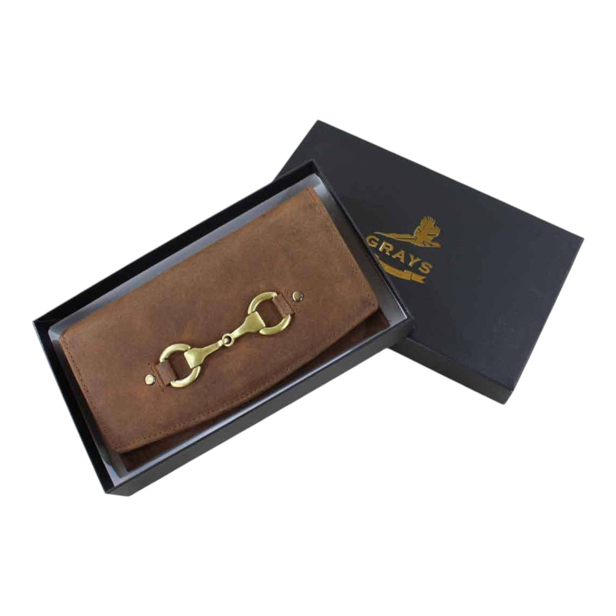 Grays 1922 Sadie Purse with Snaffle in Hunter Leather