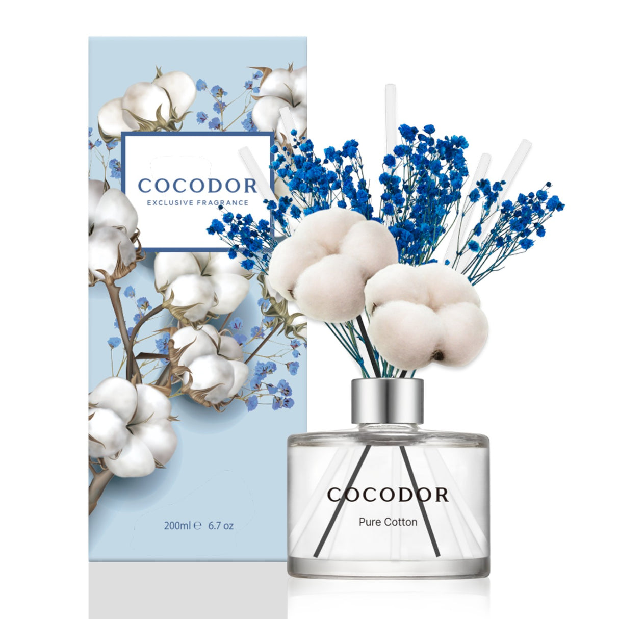 Cocodor Cotton Diffuser 200ml - Pure Cotton Scent