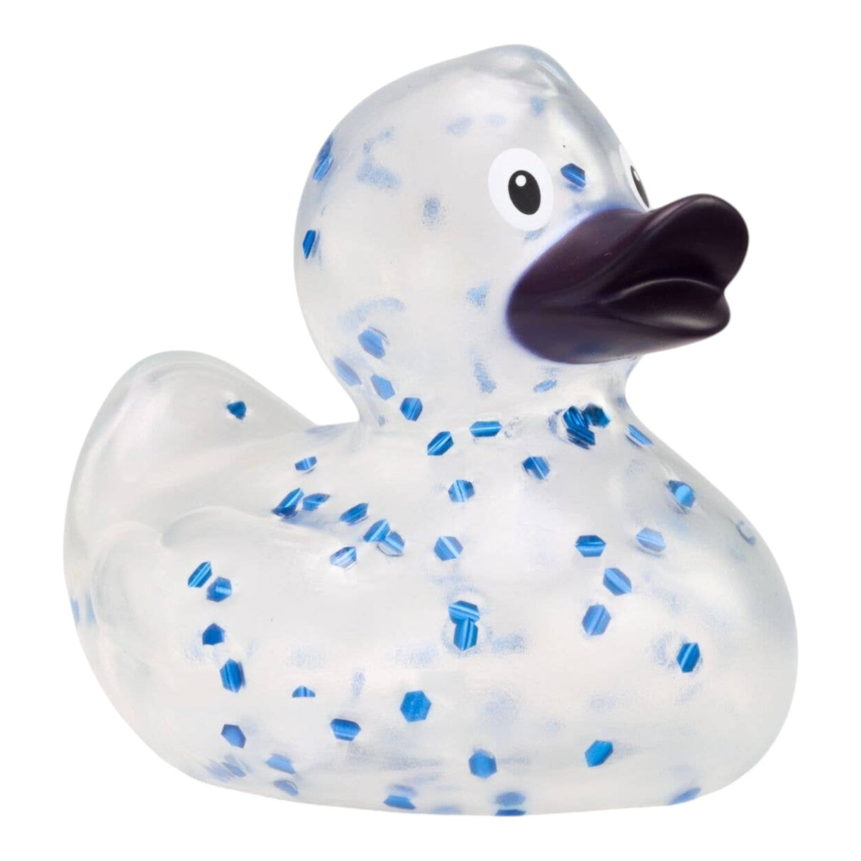 Bibi Blue Glitter Rubber Duck