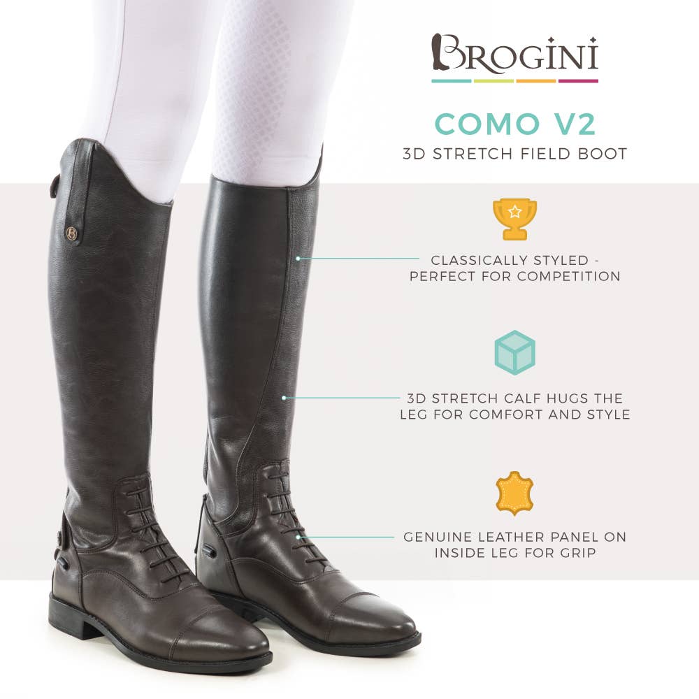 Como V2 Long Laced Front Boots