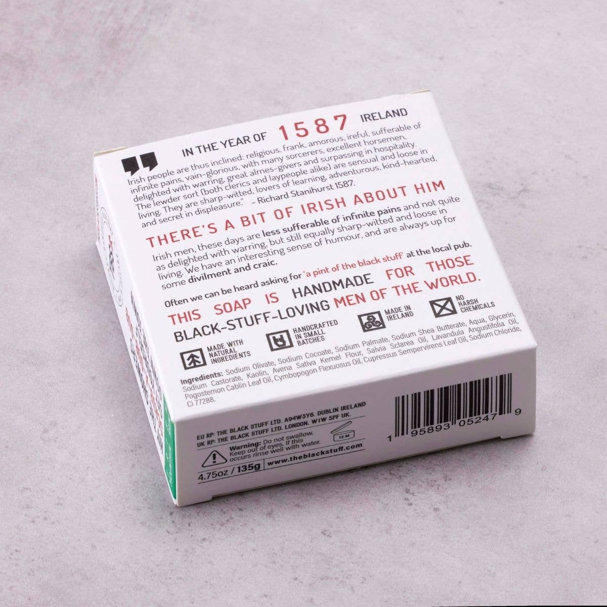 The Black Stuff Irish Mountain Rain Soap