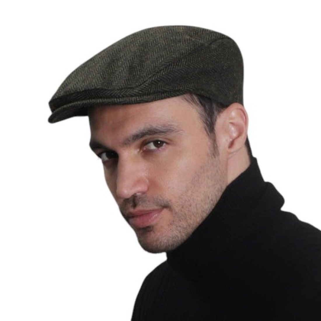 Boru Tweed Traditional Tweed Cap Green