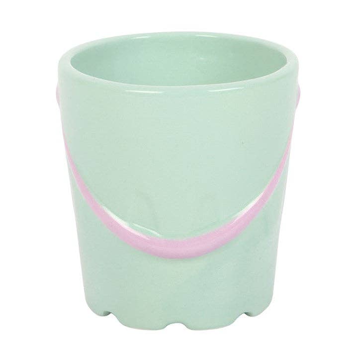 Something Different Bucket Mug with Spade Spoon