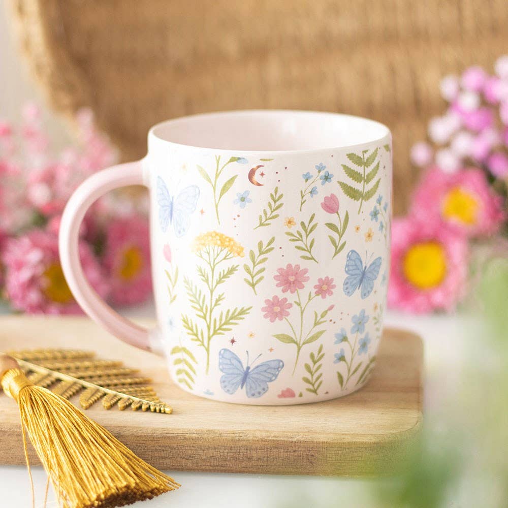Something Different Luna Bloom Floral Print Mug