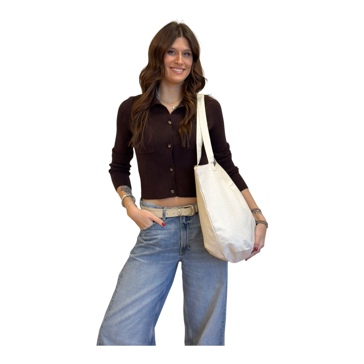 De La Mur Large Gold Bag