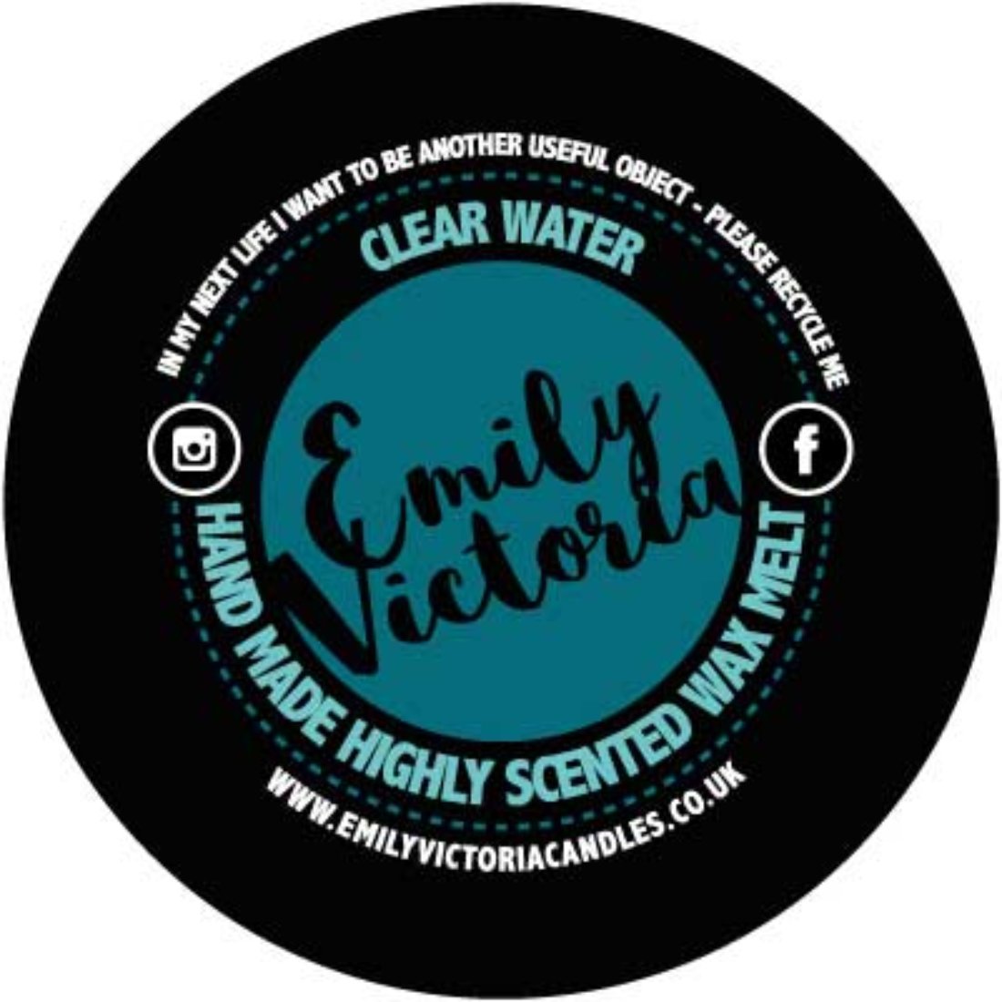 Emily Victoria Clear Water Wax Melt