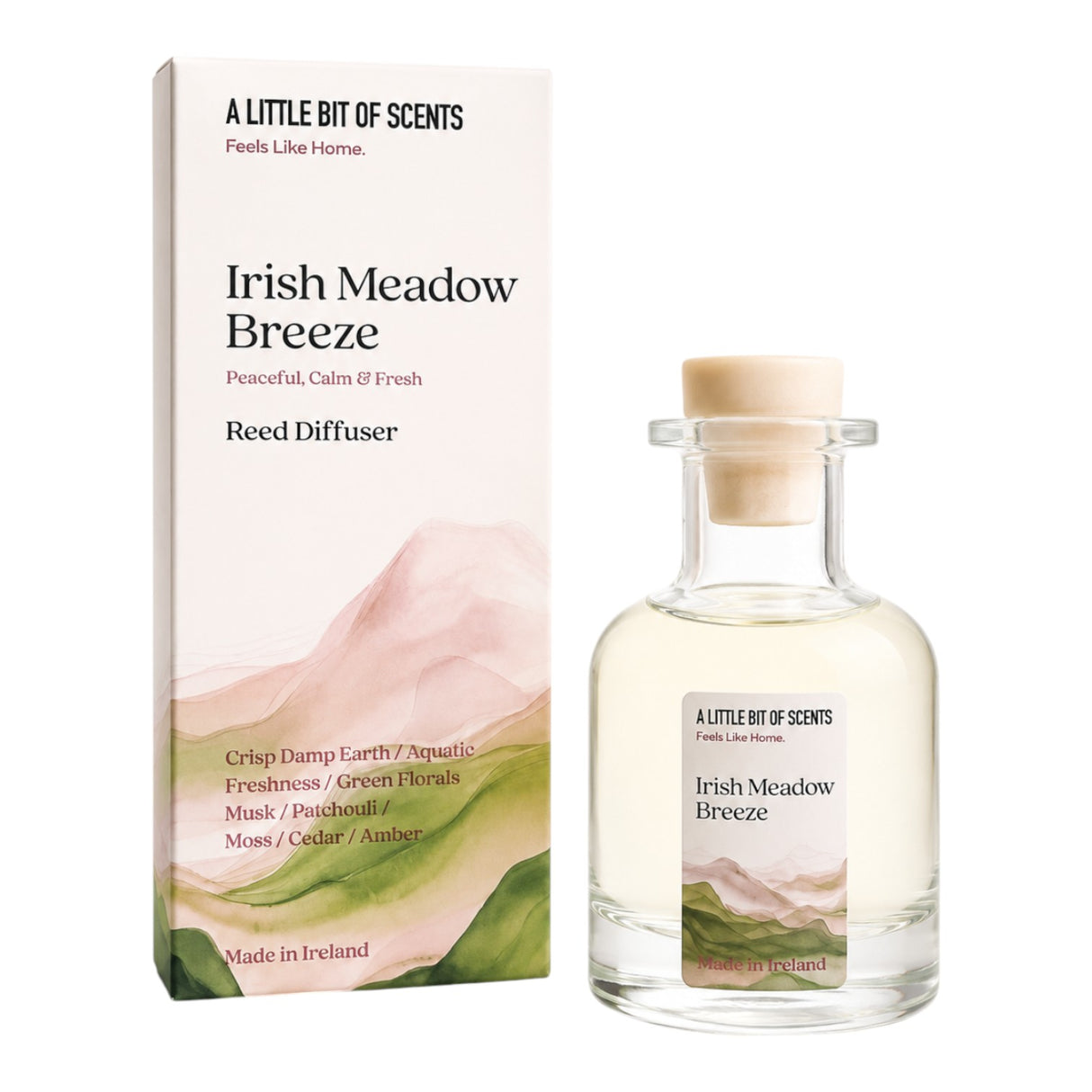A Little Bit Of Scents Irish Meadow Breeze Reed Diffuser