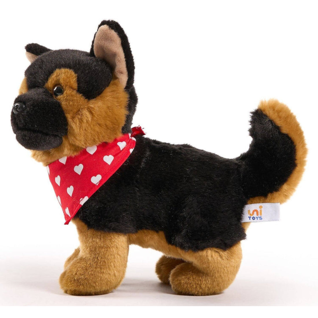 Uni Toys German Shepherd with Scarf 26cm Plush Toy