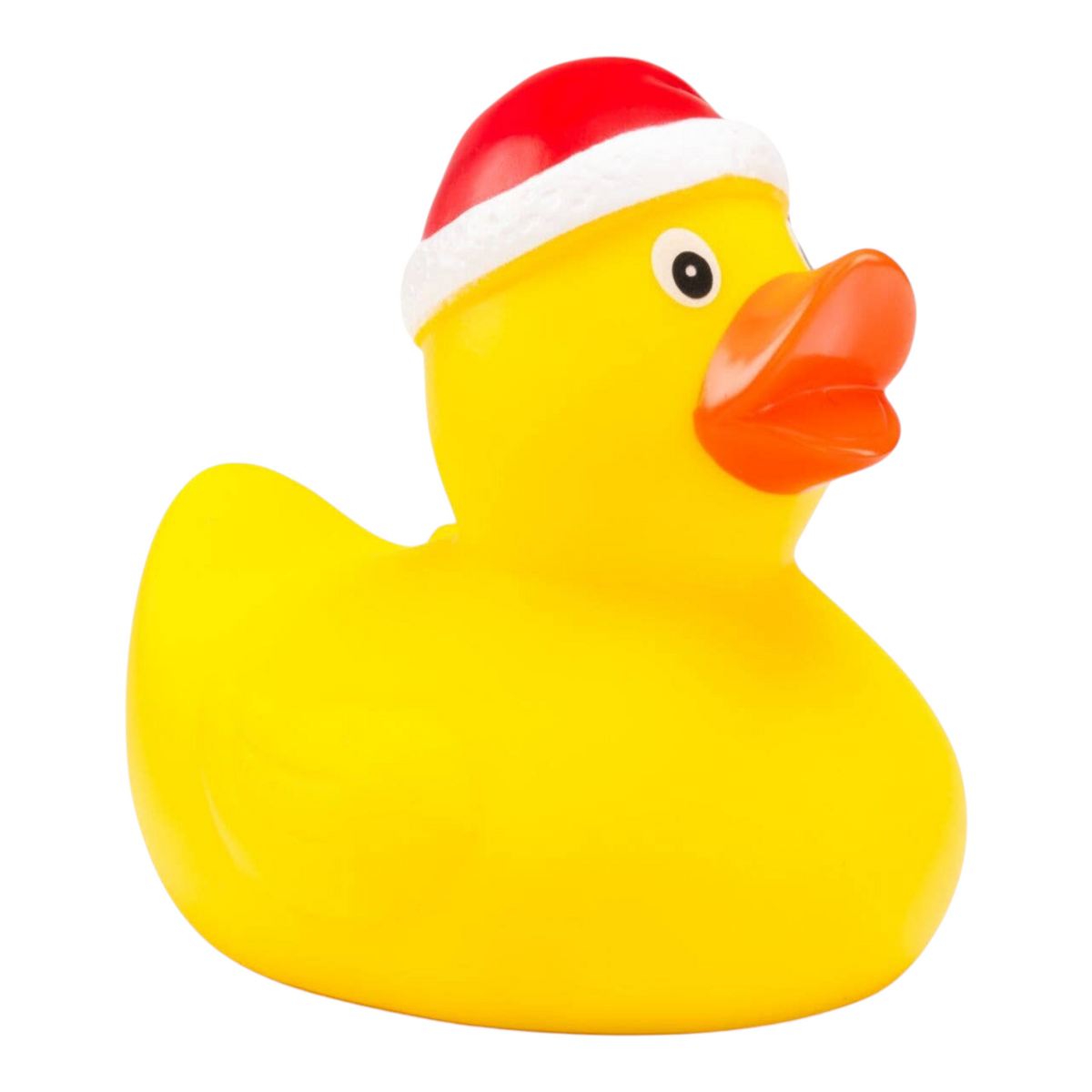 Connemara Country ROEMER WELLNESS Candy Cane rubber duck wearing a festive red and white Santa hat
