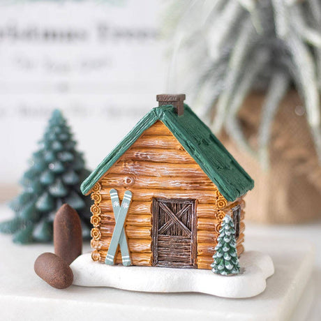 Something Different Winter Cabin Incense Cone Holder