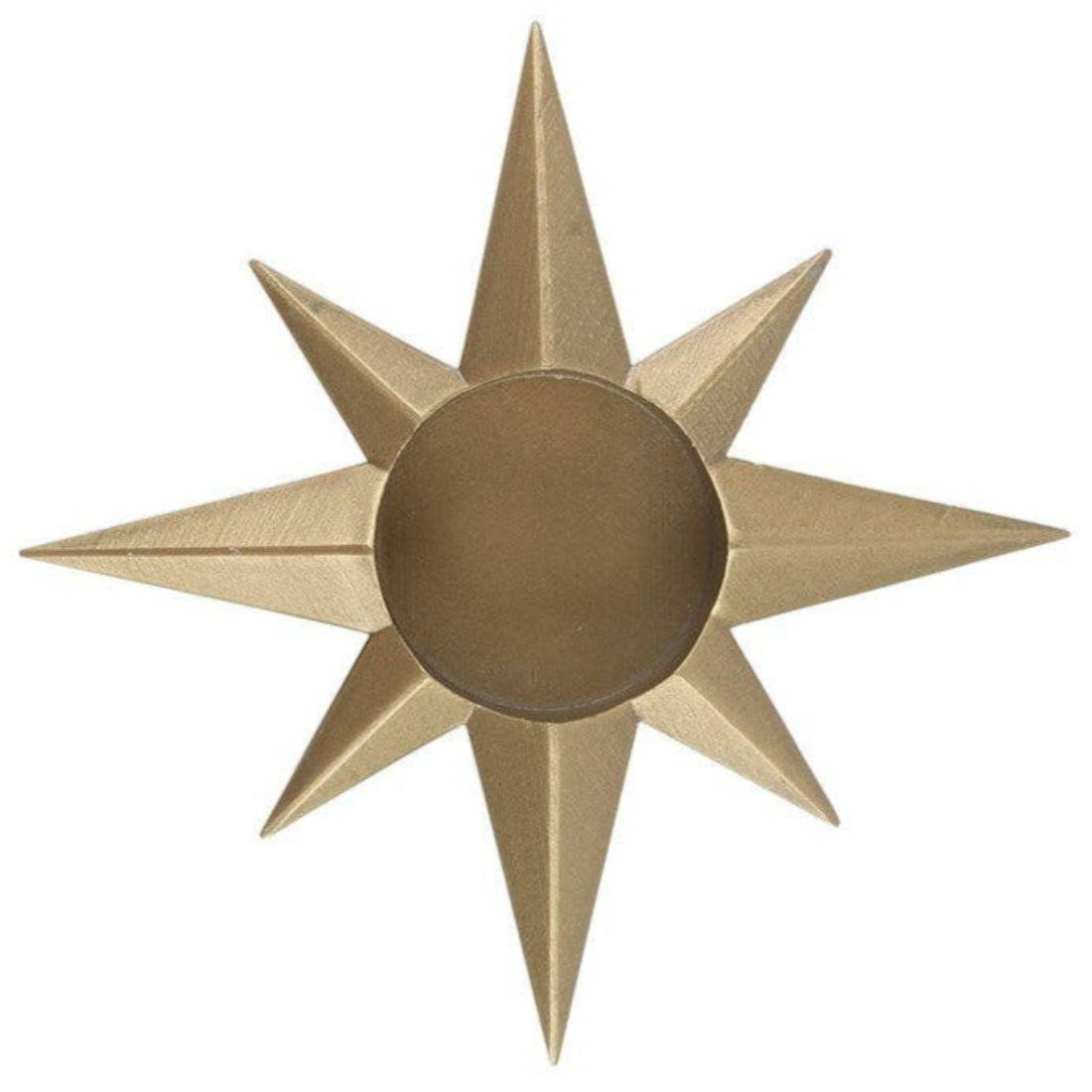 SD Gold Star Tealight Candle Holder